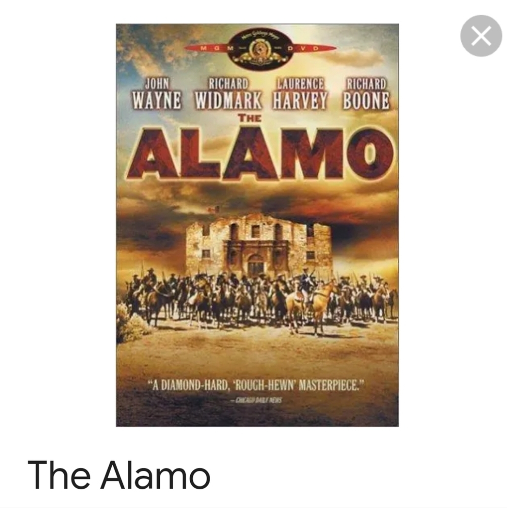 Free With Purchase! Alamo movie. New